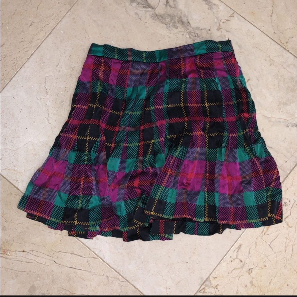 Plaid skirt